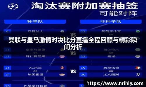 曼联与皇马激情对决比分直播全程回顾与精彩瞬间分析