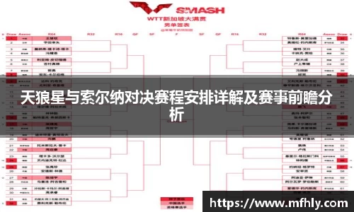 天狼星与索尔纳对决赛程安排详解及赛事前瞻分析